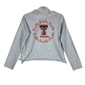 Texas Tech Red Raiders Shirt Womens Small Gray‎ NCAA Football Sideline Apparel